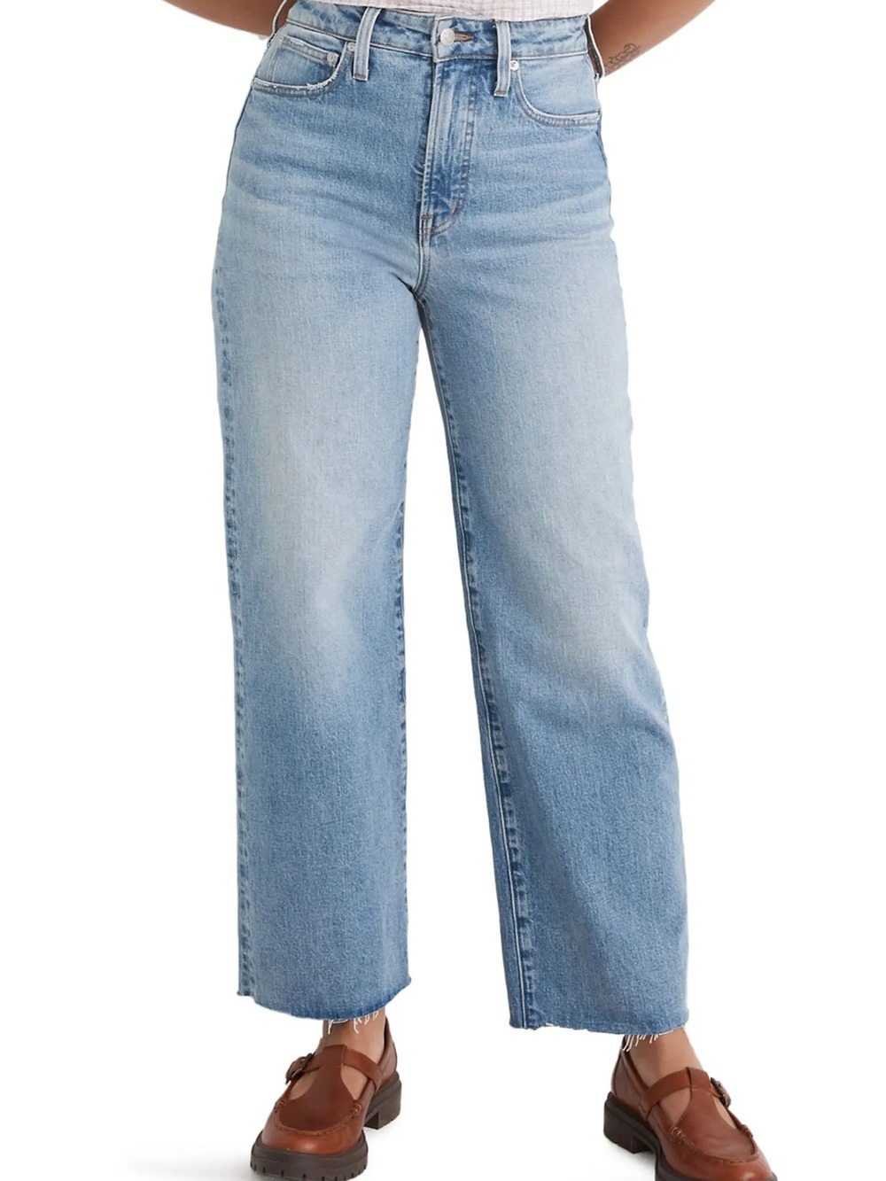 Madewell The Curvy Perfect Vintage Wide Leg Crop Jean